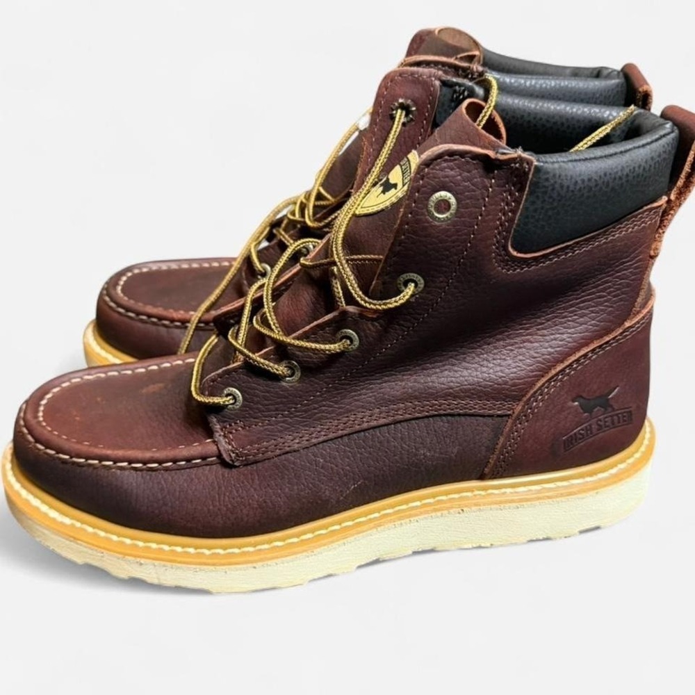 NEW Red Wing Irish Setter Ashby 6" Work Leather Boot Brown Size Mens 11.5